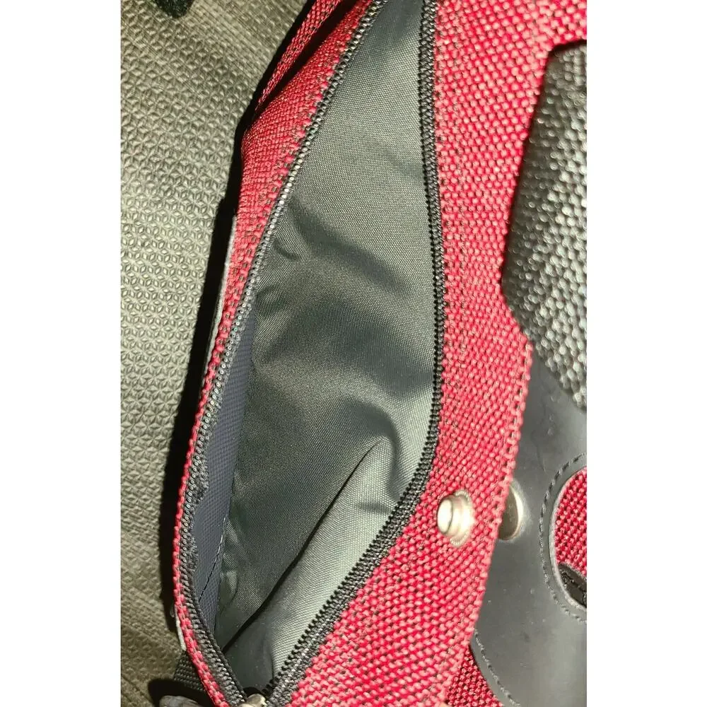 Samsonite Red Carry On Bag Travel Overnight Tote Weekender Luggage 17x11 Duffle